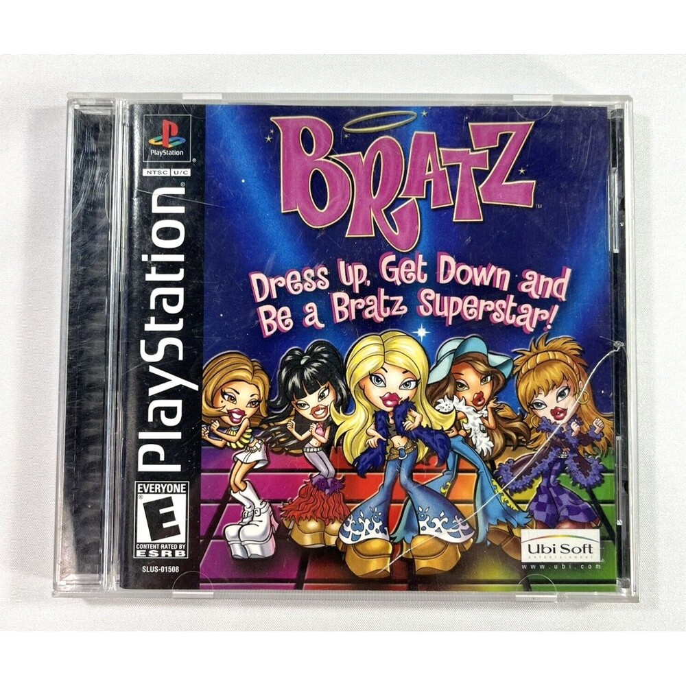 Bratz Dress Up, Get Down 2003 Sony PlayStation 1 Complete with Manual Tested